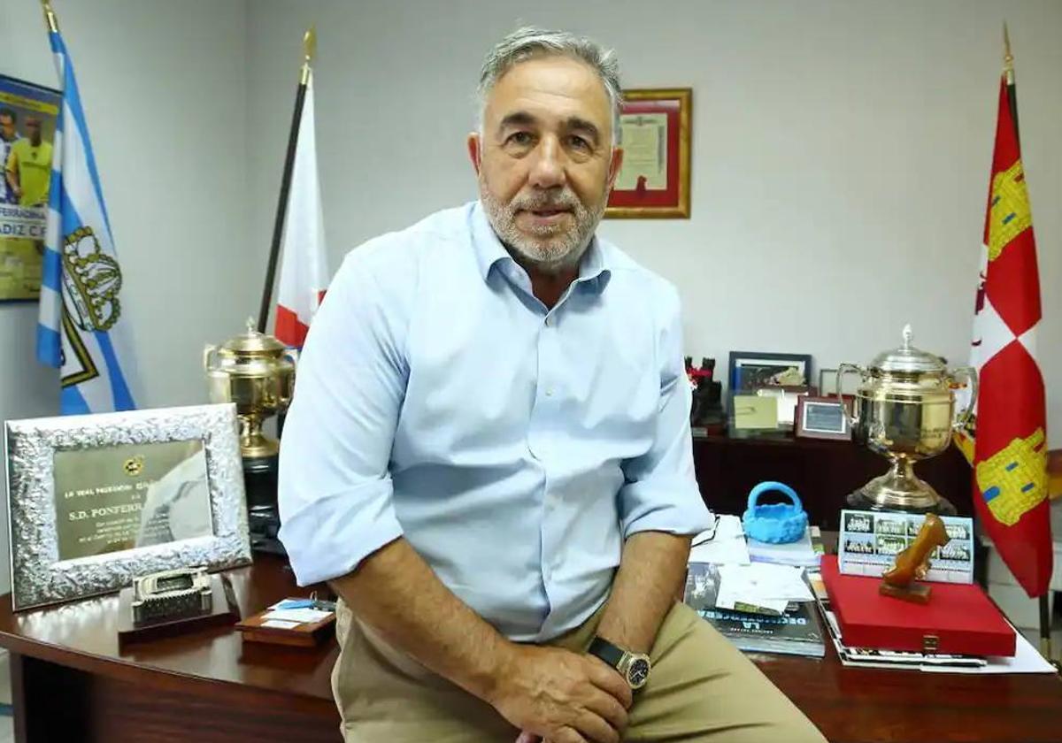 José Fernández Nieto 'Silvano', presidente de la Deportiva.