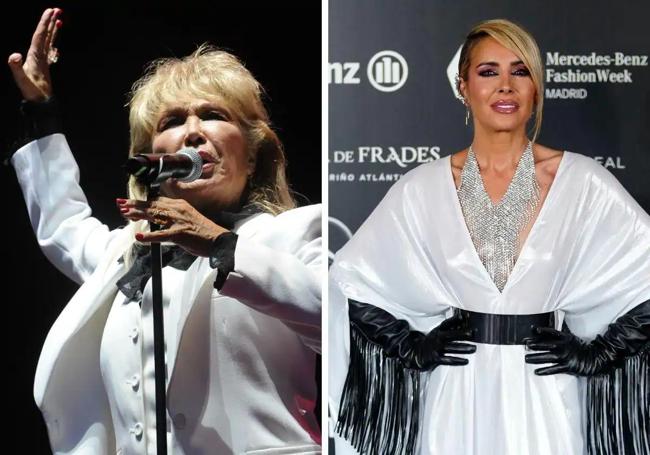 La cantante Helena Bianco, a la izquierda, y la periodista Bea Jarrín, mondongueras 2024 en Villada.