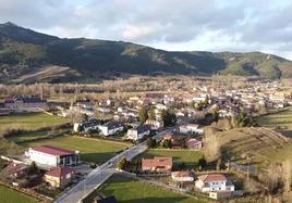 Vista aérea de Boñar.