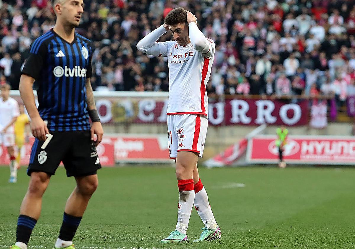 Escudero lamenta una ocasión errada.