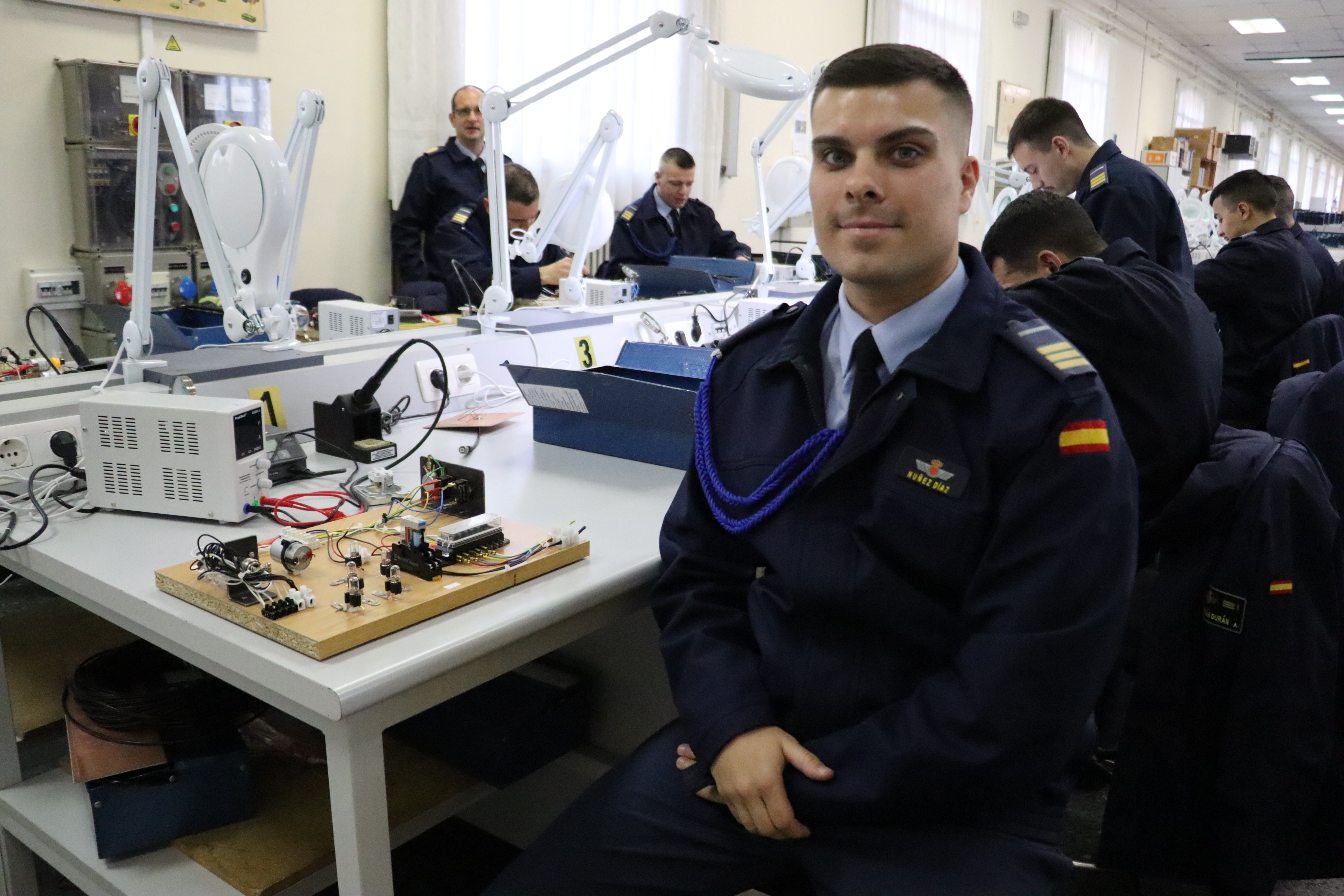 Eduardo Núñez, uno de los alumnos de tercer curso.