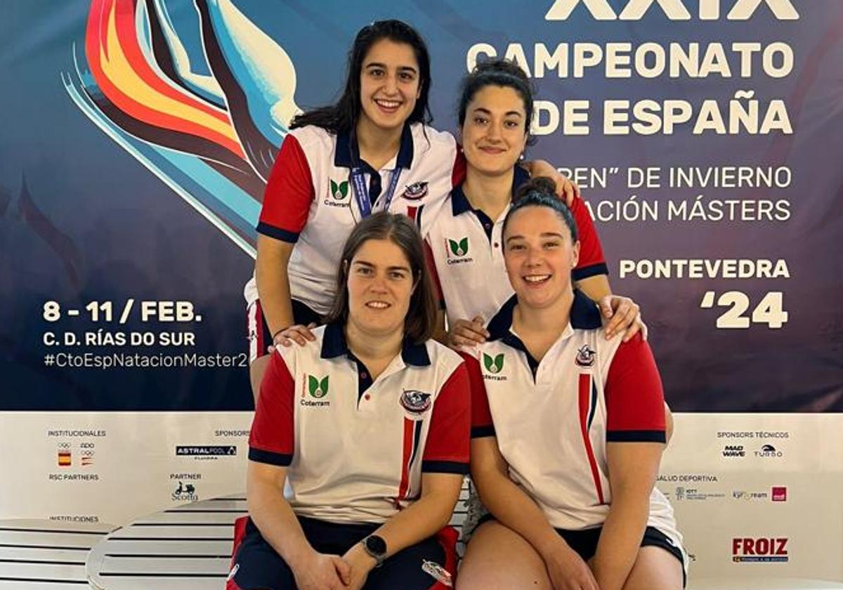 El CN León logra cuatro medallas en el Open de Invierno Máster