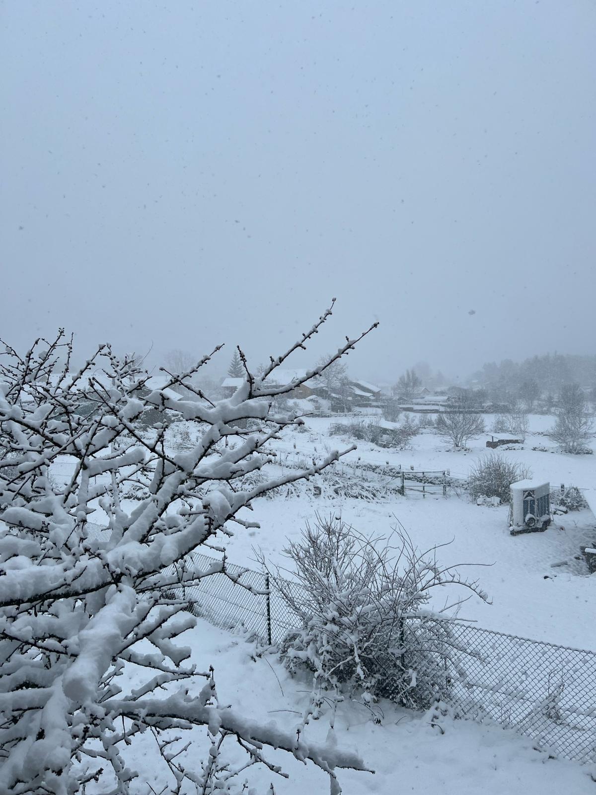 Nieve en Caboalles de Abajo