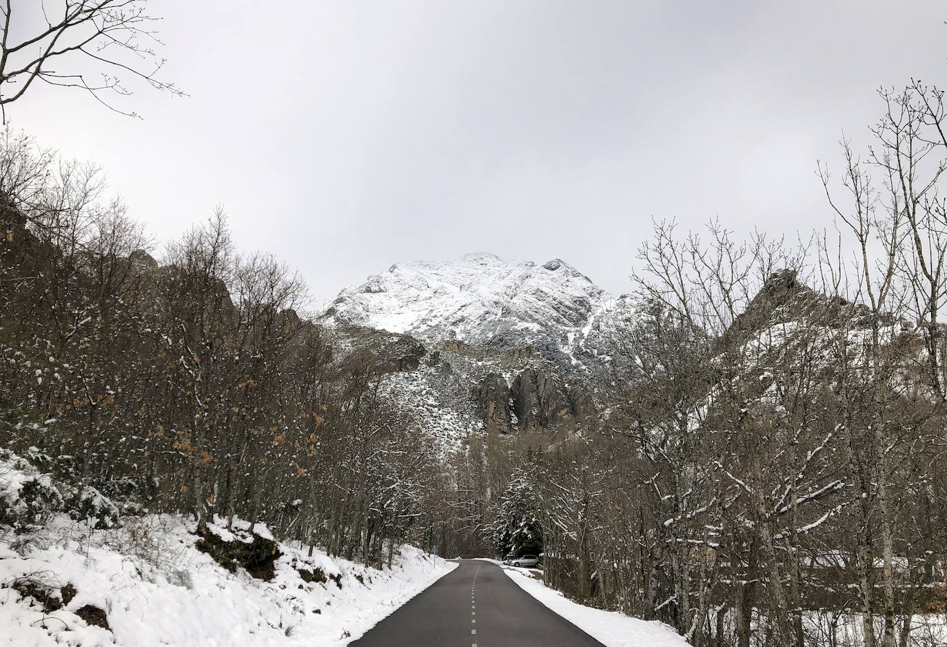 Nieve en La Vecilla.