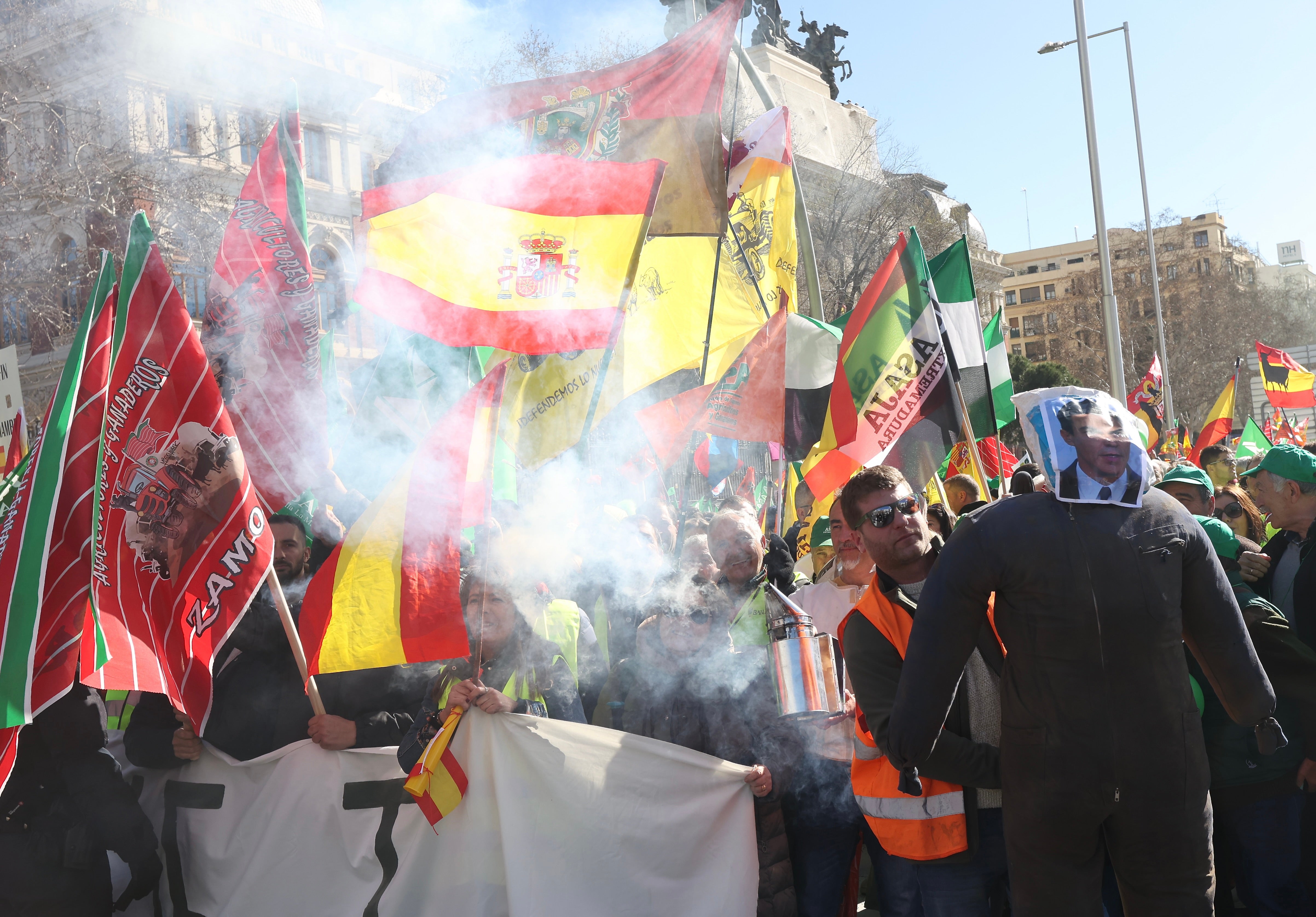 Así han tomado Madrid los agricultores españoles