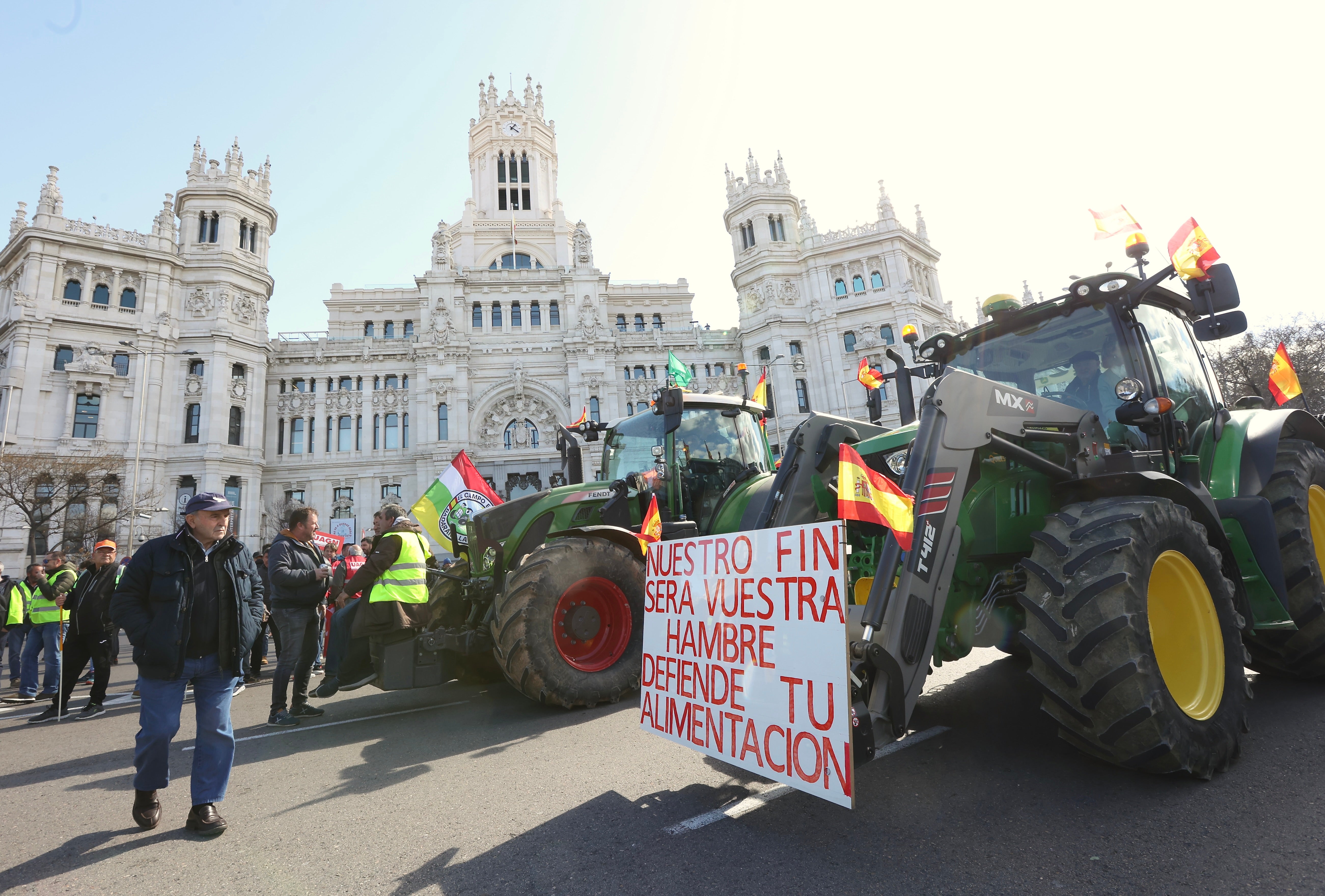 Así han tomado Madrid los agricultores españoles