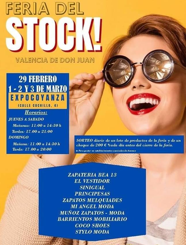 Cartel de la Feria del Stock de Valencia de Don Juan