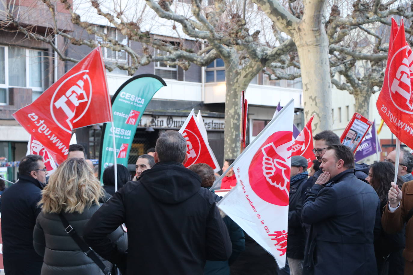 Huelga empleados de banca