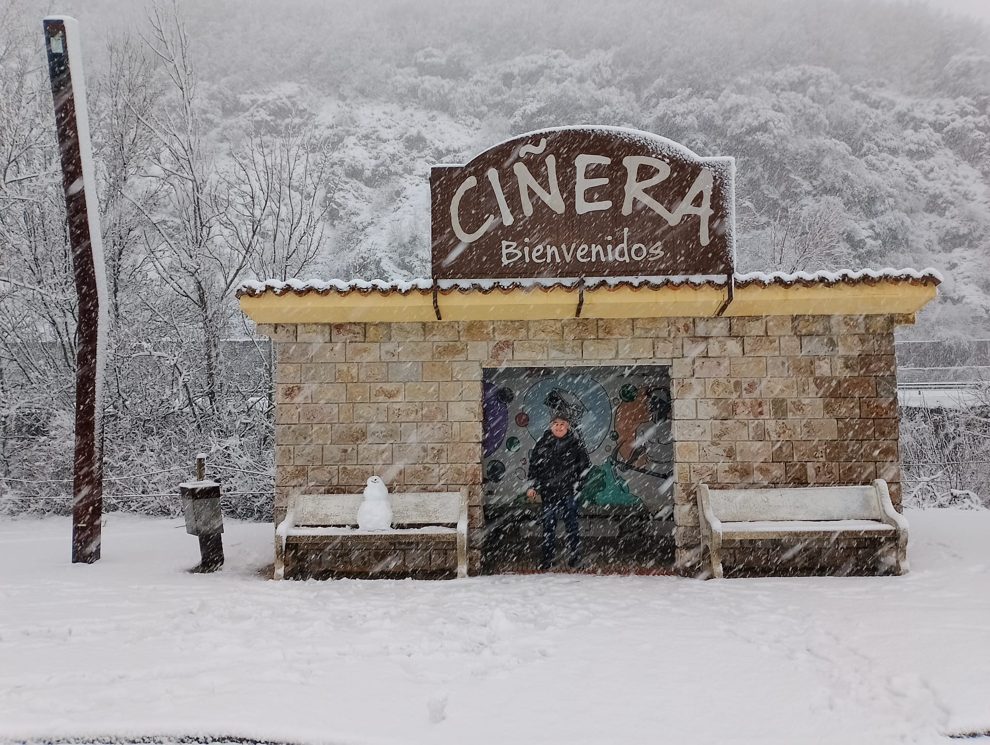 Nieve en Ciñera