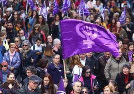 Imagen de archivo de una manifestación feminsita.