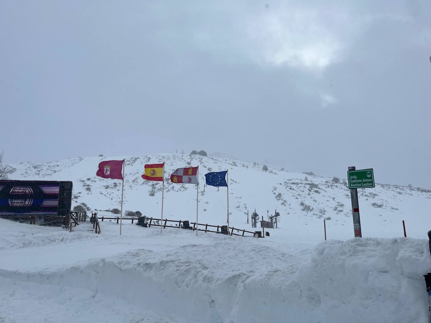 Las imágenes de la nieve en León