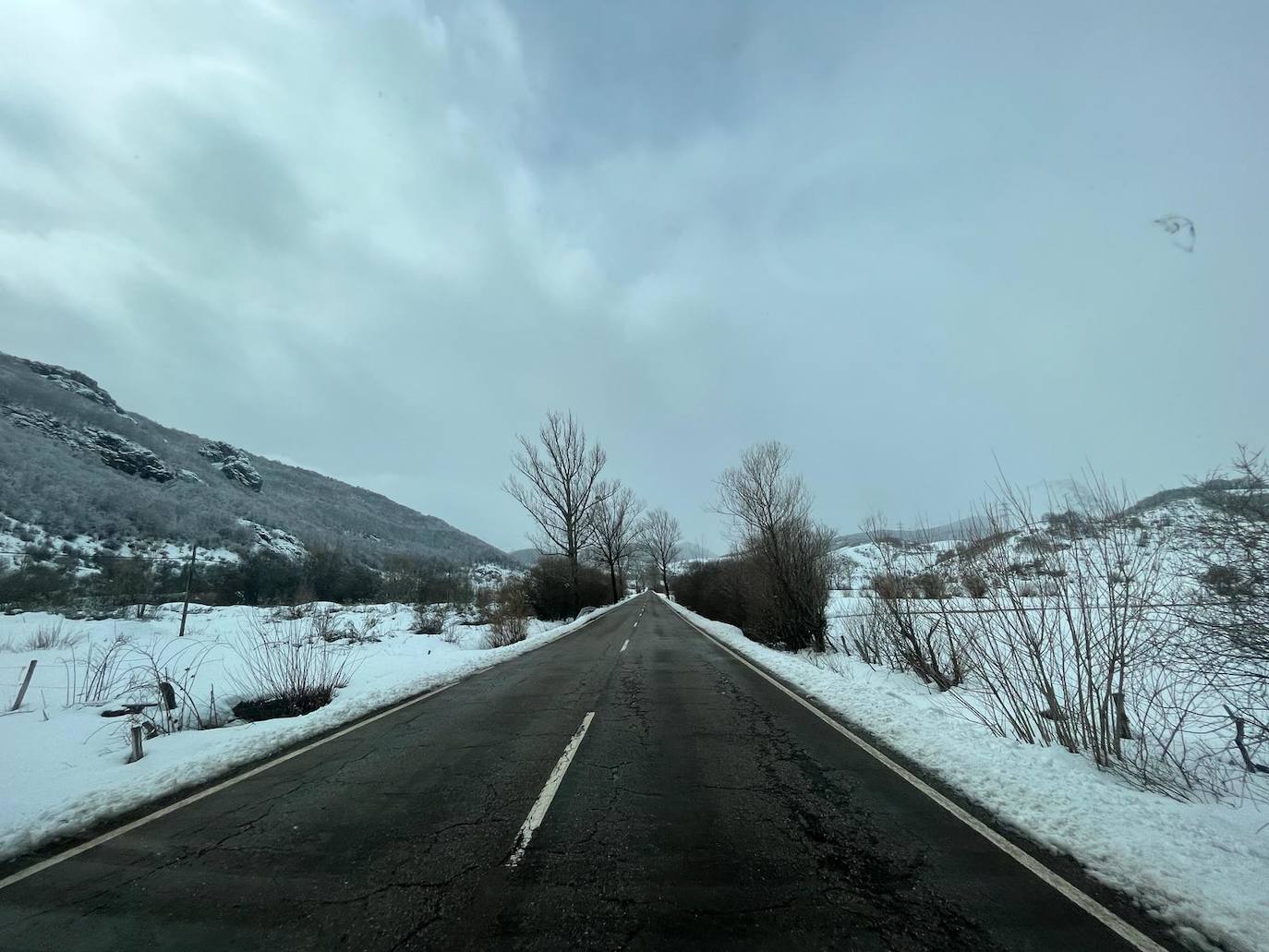 Las imágenes de la nieve en León