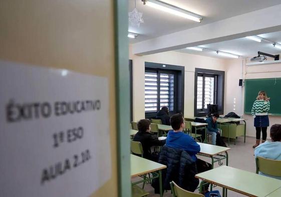 Aula de Eduación Secundaria Obligatoria.