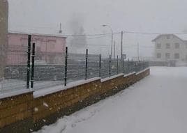 Nieve el fin de semana en la provincia de León.