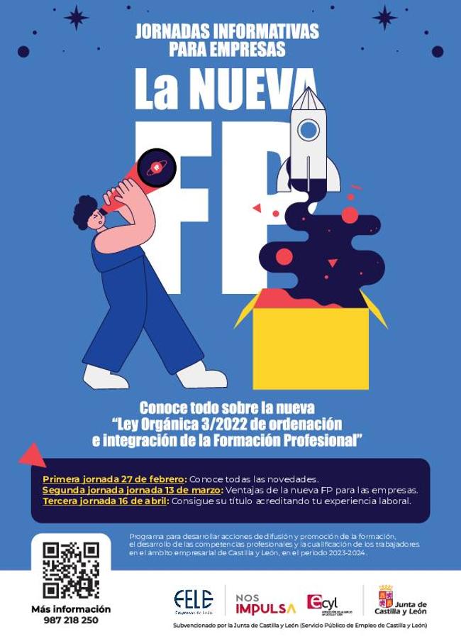 Cartel de las jornadas informativas de la Fele