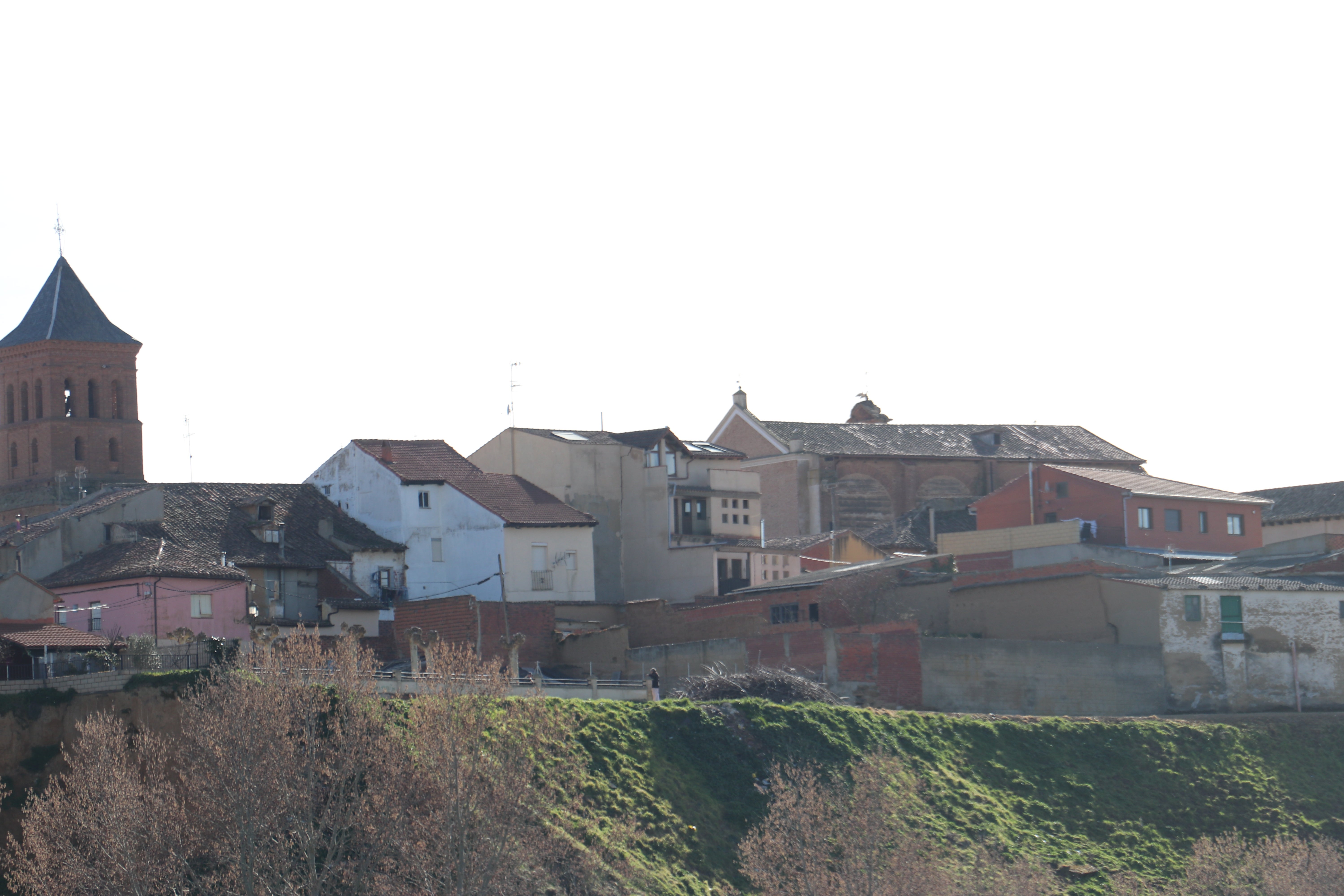 Derrumbe de una casa en Valderas