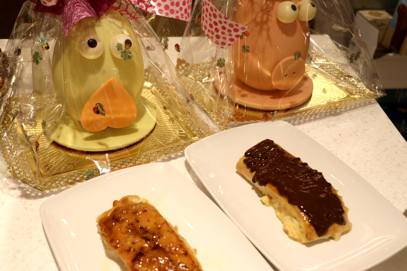 Torrijas en Panadería Flecha