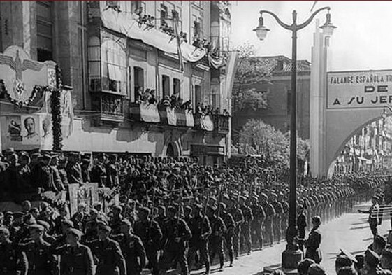 Despedida de la legión Cóndor. 1939.