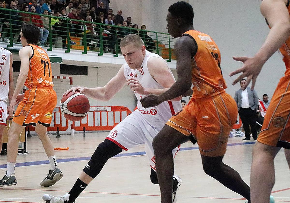 Domínguez, en el partido ante Zamora.