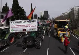 Los tractores vuelven a cortar Madrid para exigir medidas concretas