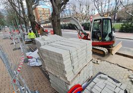 Obras en José Aguado.