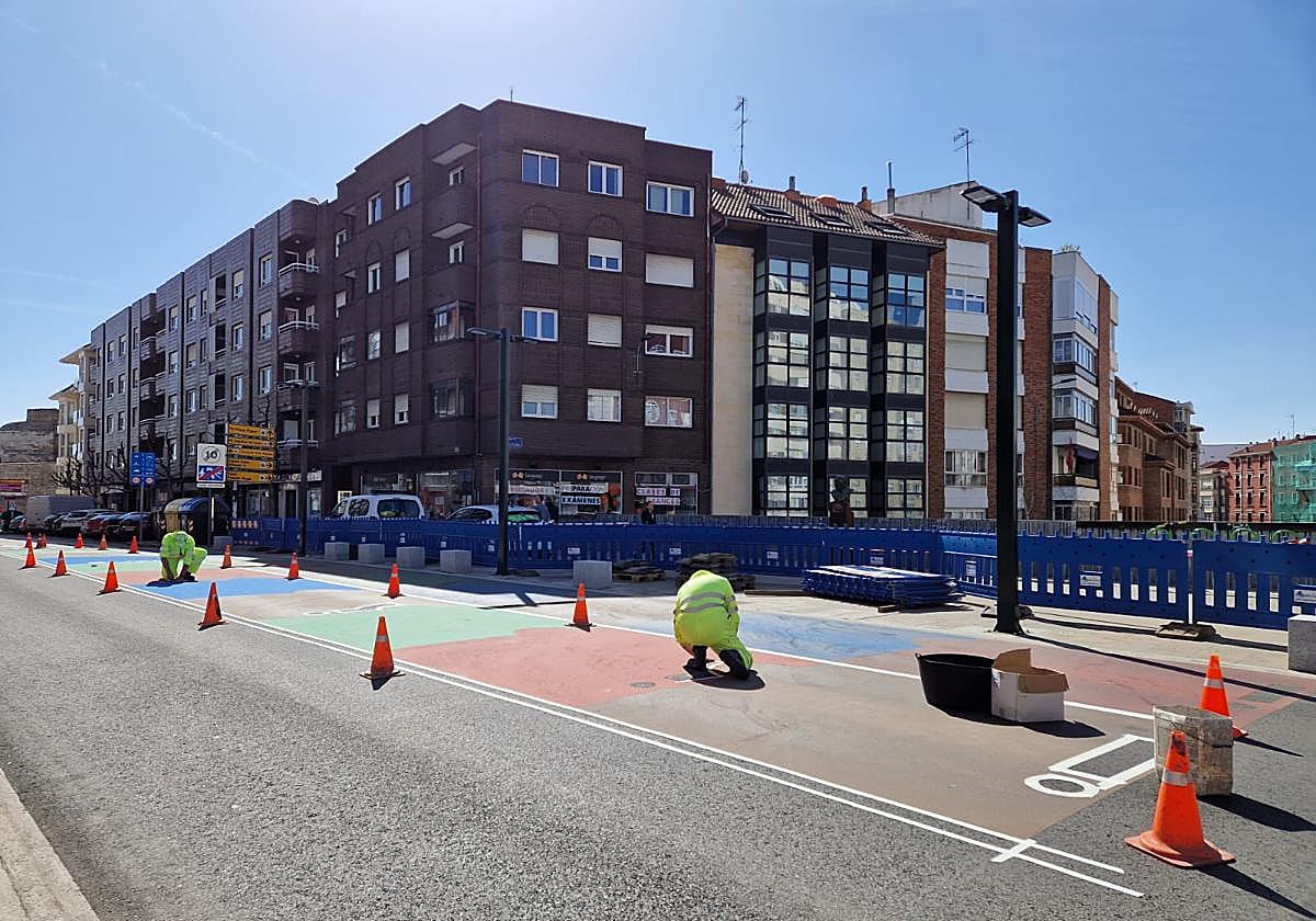 Paso de cebra en Maristas san José