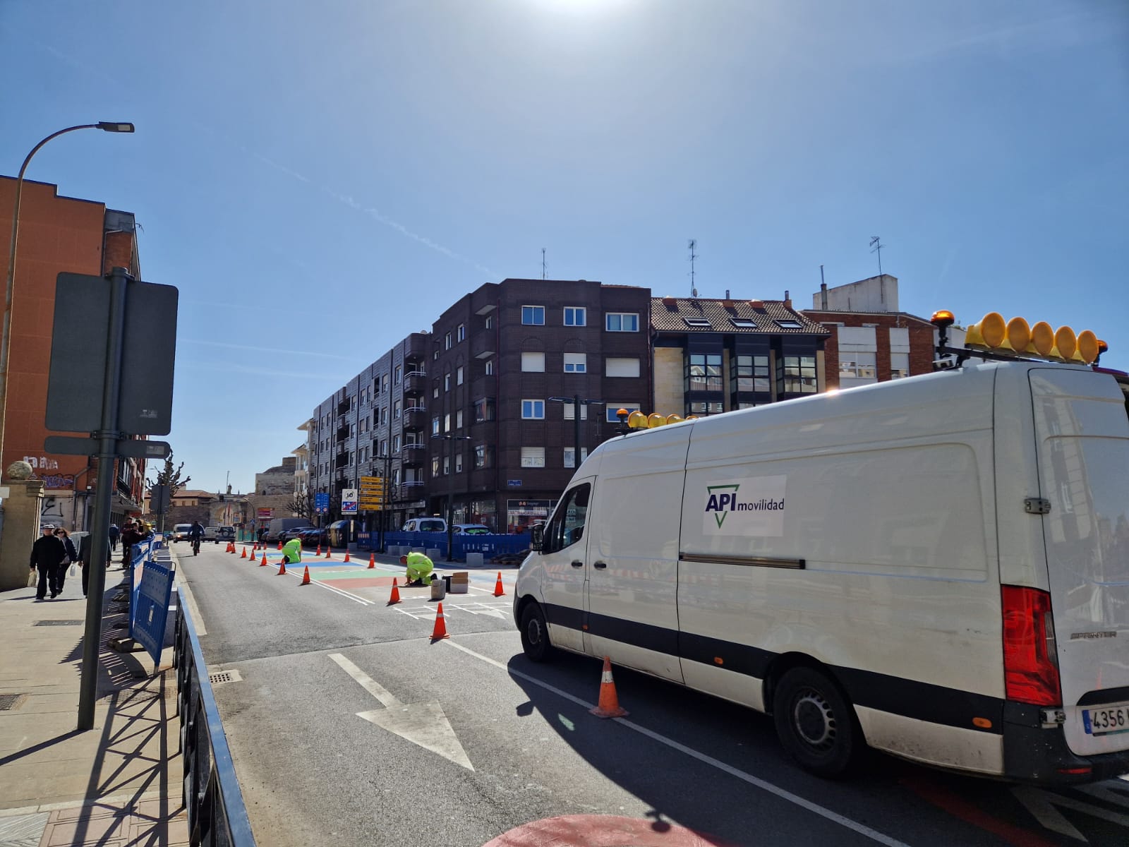 Paso de cebra en Maristas san José