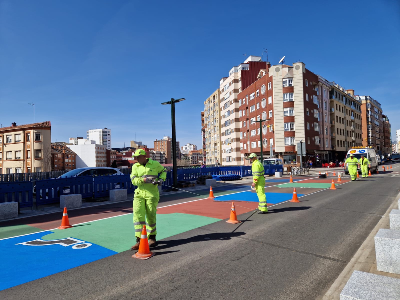 Paso de cebra en Maristas san José