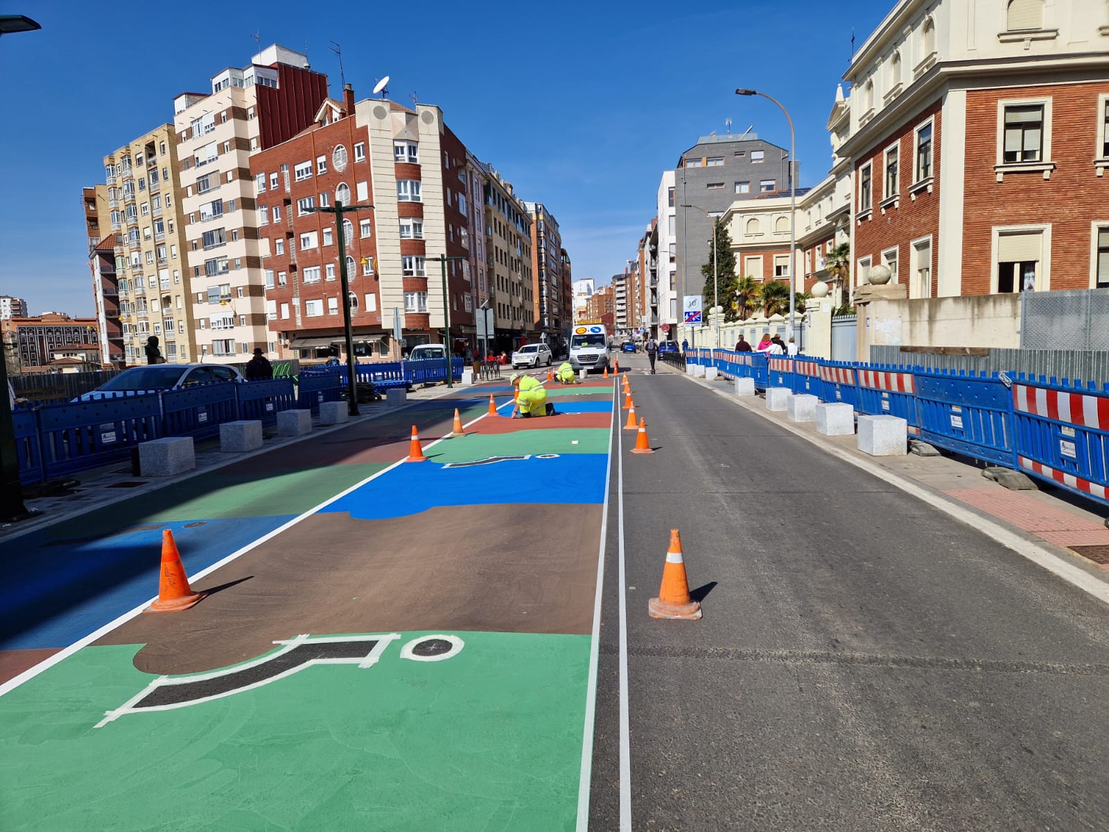 Paso de cebra en Maristas san José