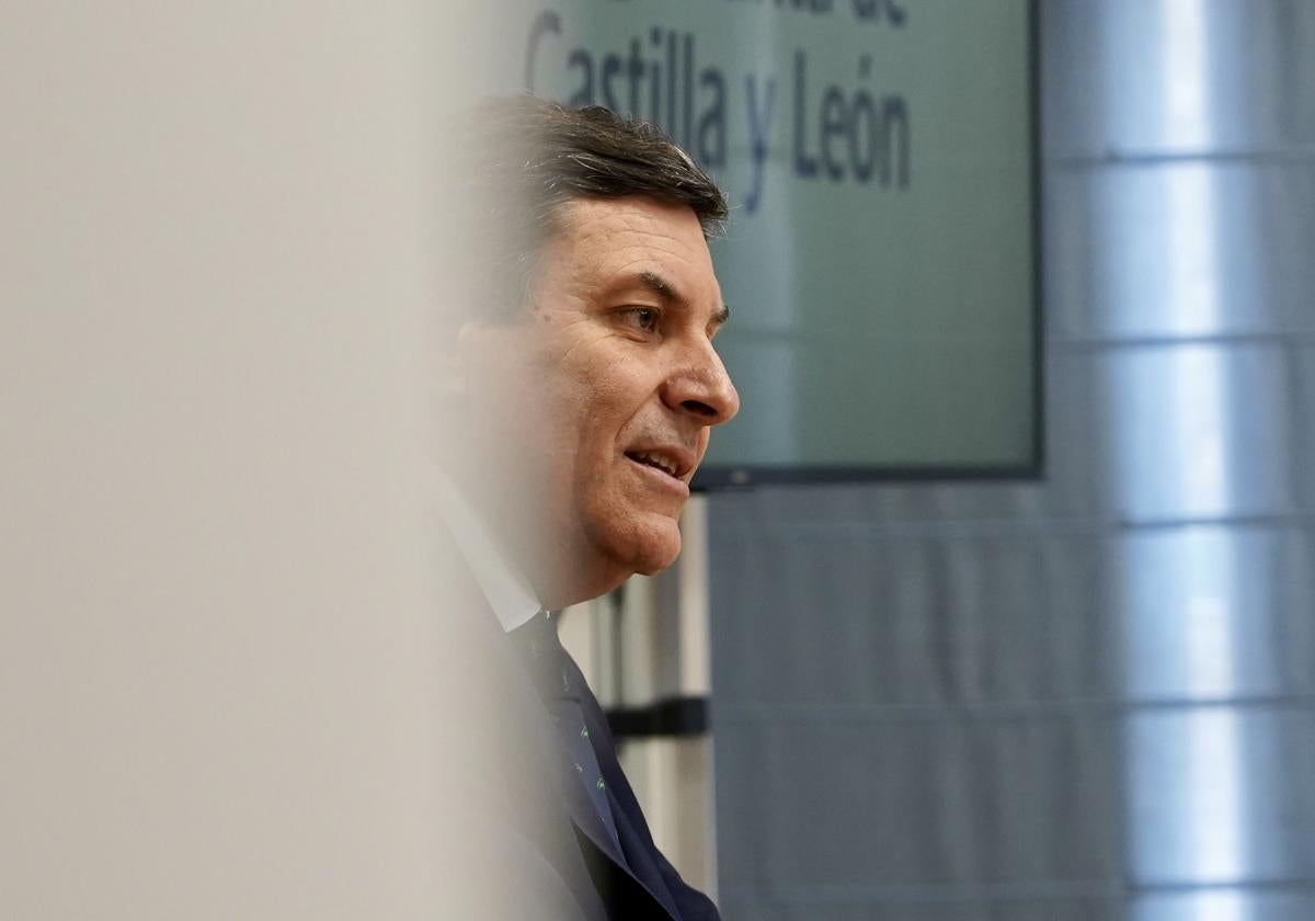 Carlos Fernández Carriedo, durante la rueda de prensa.