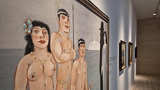 Pintura escrita en el Museo de León