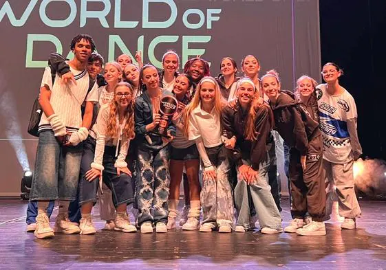 La Escuela de Danza Urbana Cras Dance de León en el campeonato 'World of Dance Spain'.