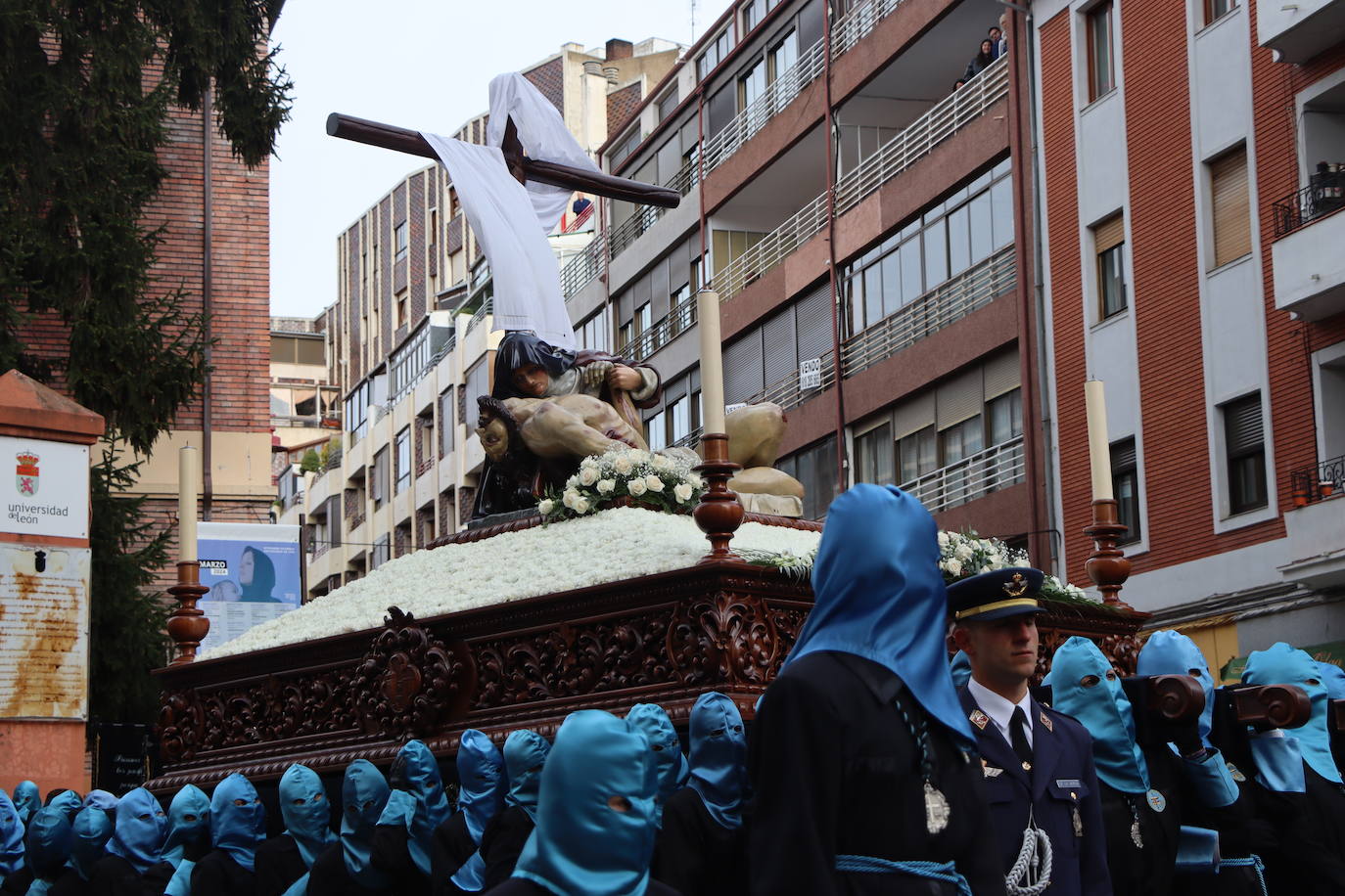 Procesión de Las Bienaventuranzas en León.