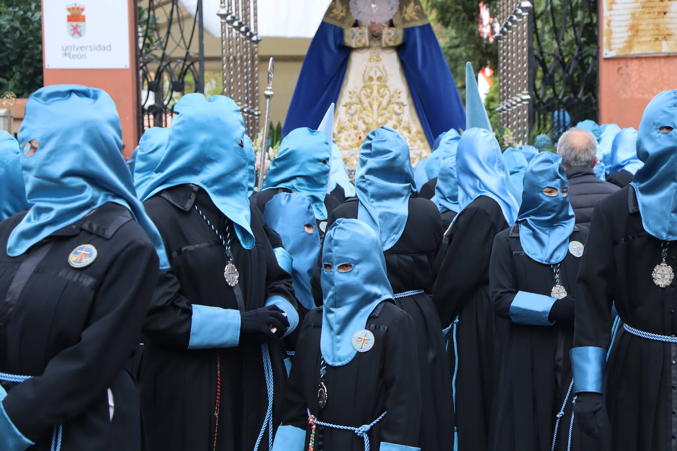 Procesión de Las Bienaventuranzas en León.