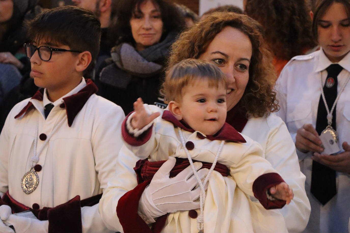 Las imágenes de la suspensión de la Sagrada Cena