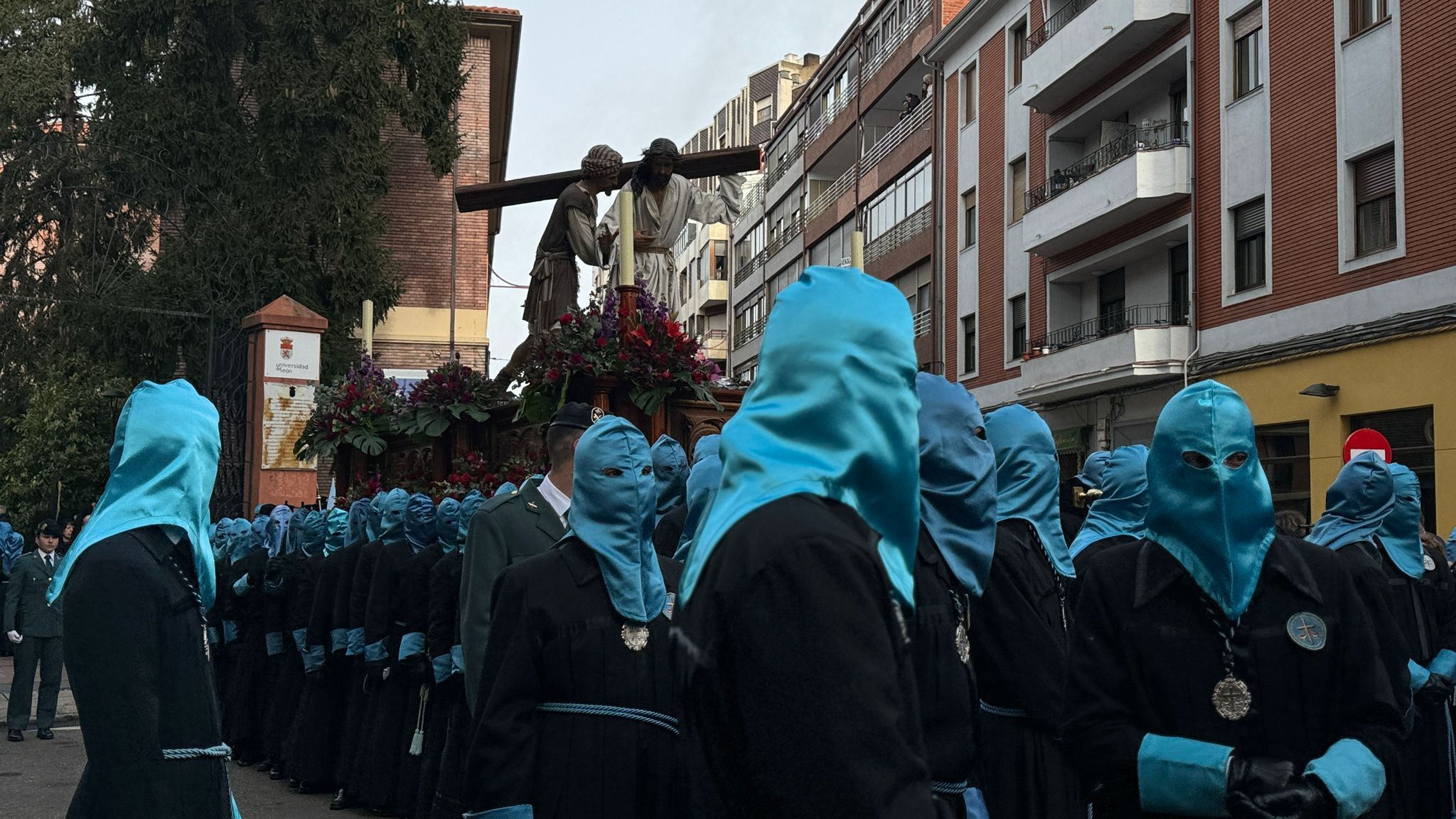 Procesión de Las Bienaventuranzas en León.