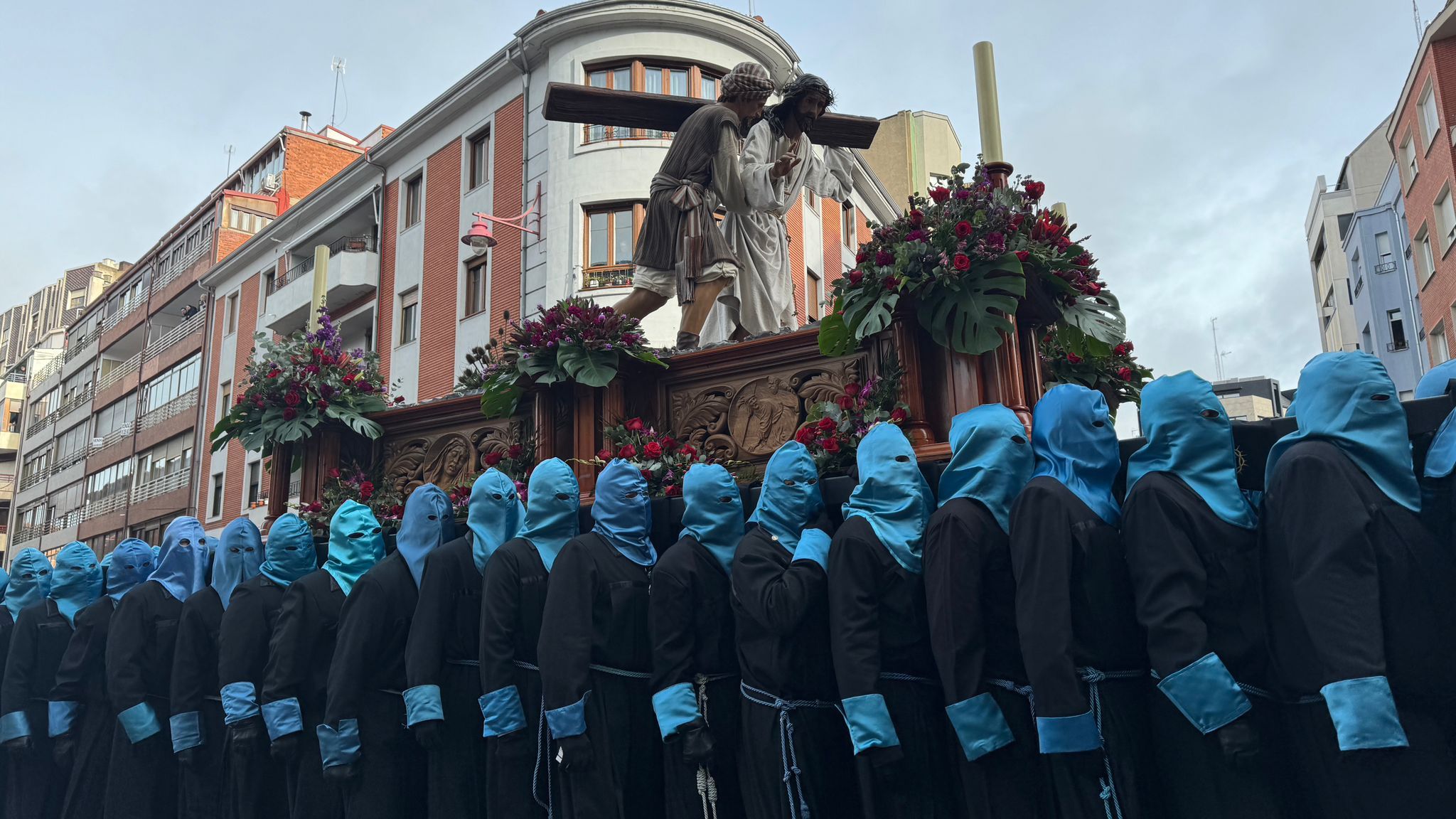 Procesión de Las Bienaventuranzas en León.