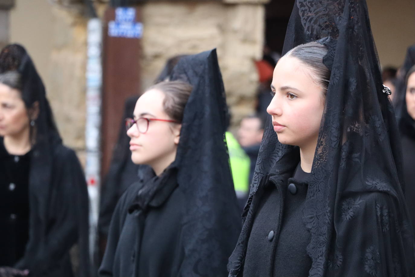 Las mejores imágenes del Encuentro en la Procesión de los Pasos