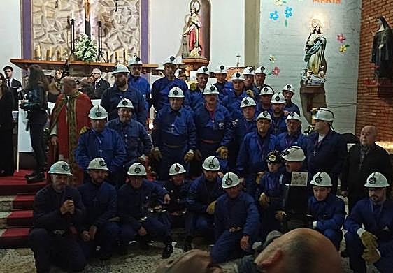 Procesión de los Mineros en Caboalles de Abajo