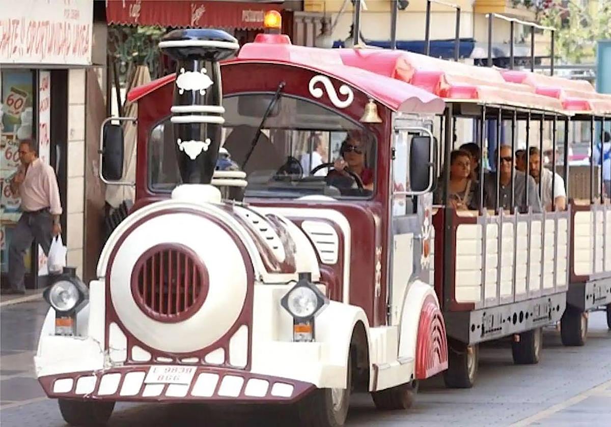 Imagen de archivo del tren turístico.