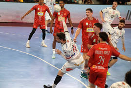 El equipo leonés recibió en el Palacio de los Deportes al conjunto altoaragonés en la jornada 24 de la Liga Plenitude Asobal