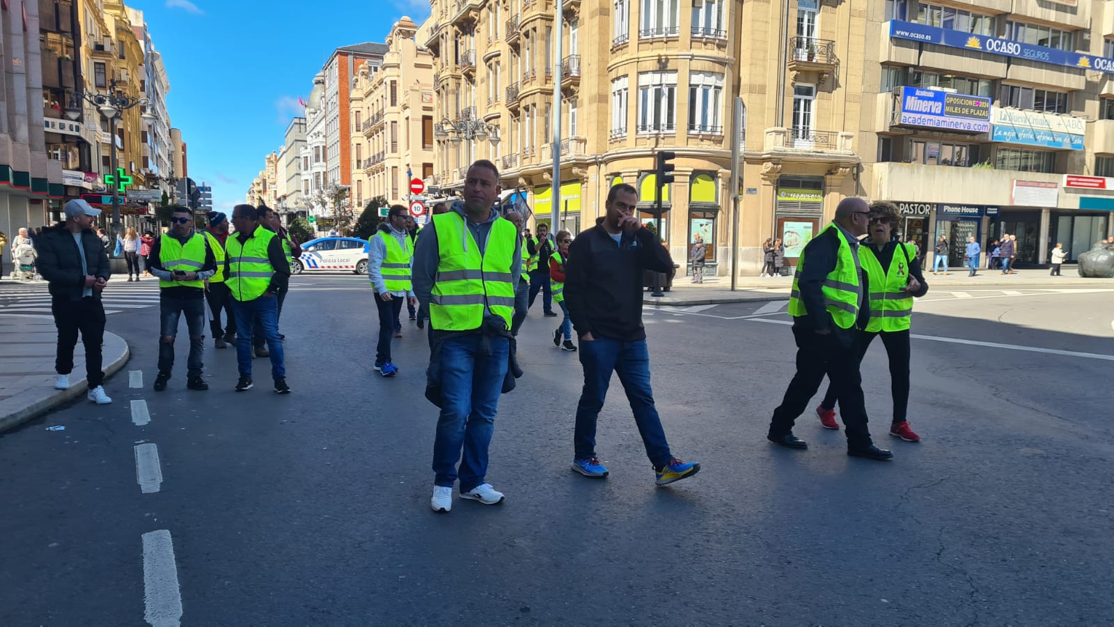 Tractorada por las calles de León
