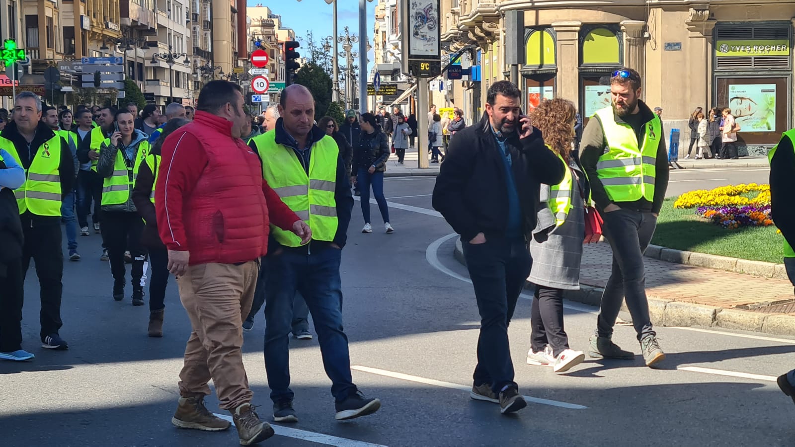 Tractorada por las calles de León
