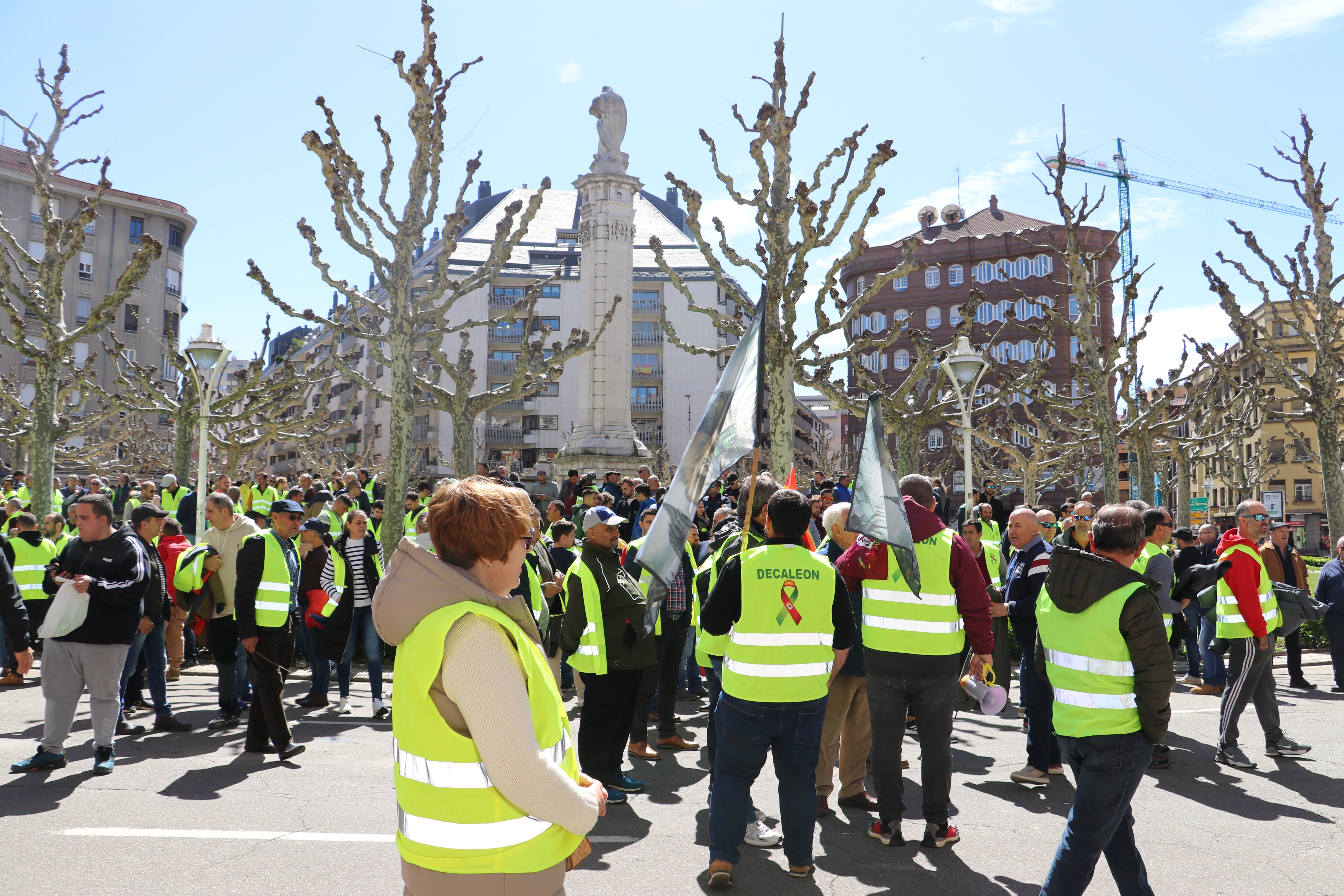Tractorada por las calles de León