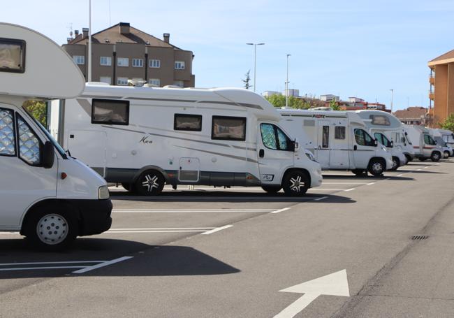 Párking de autocaravanas de La Palomera.