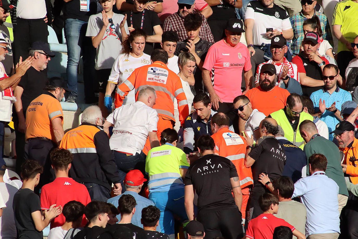 Un aficionado de la Cultural sufre un infarto en el Reino