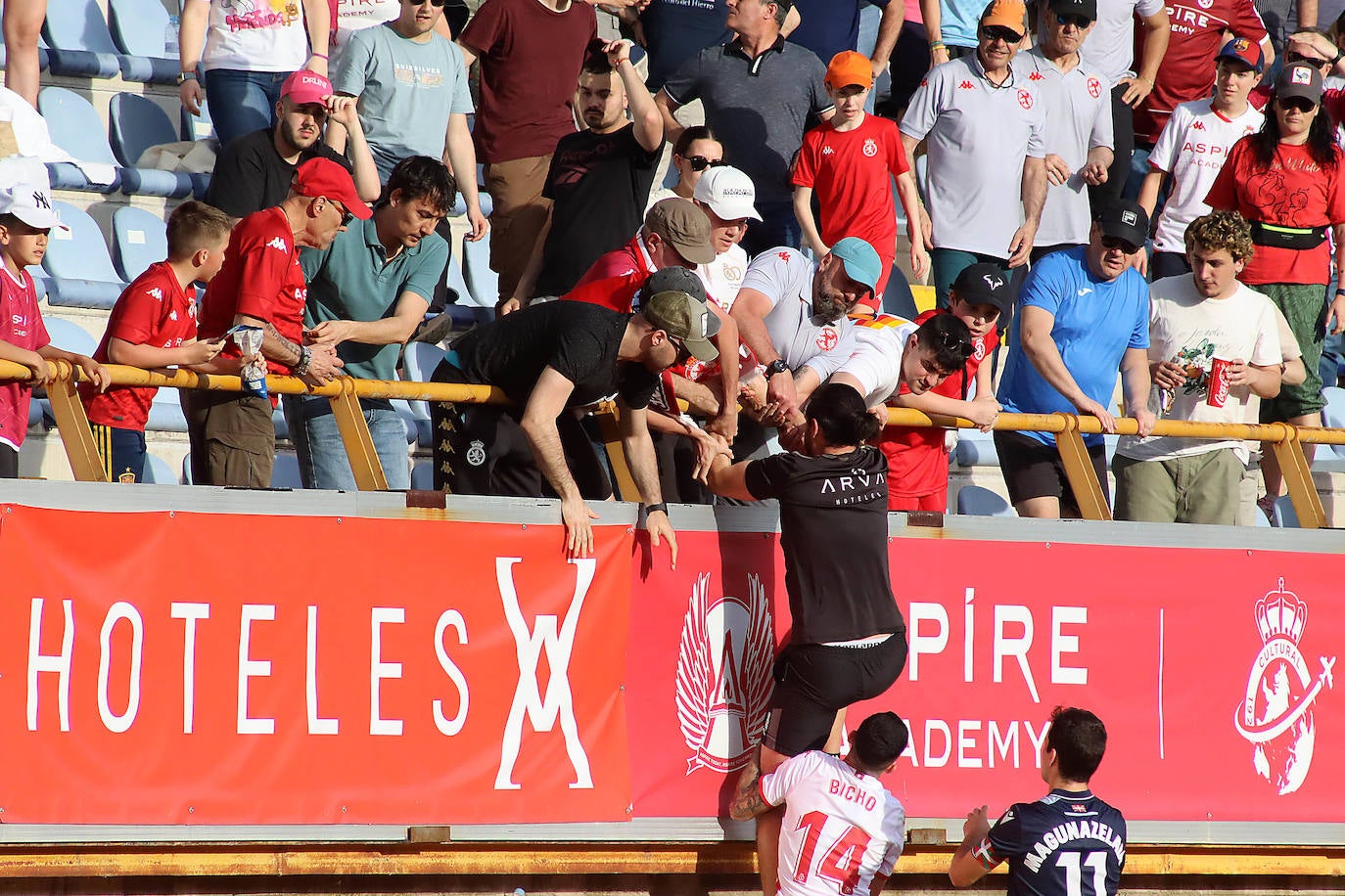 Un aficionado de la Cultural sufre un infarto en el Reino