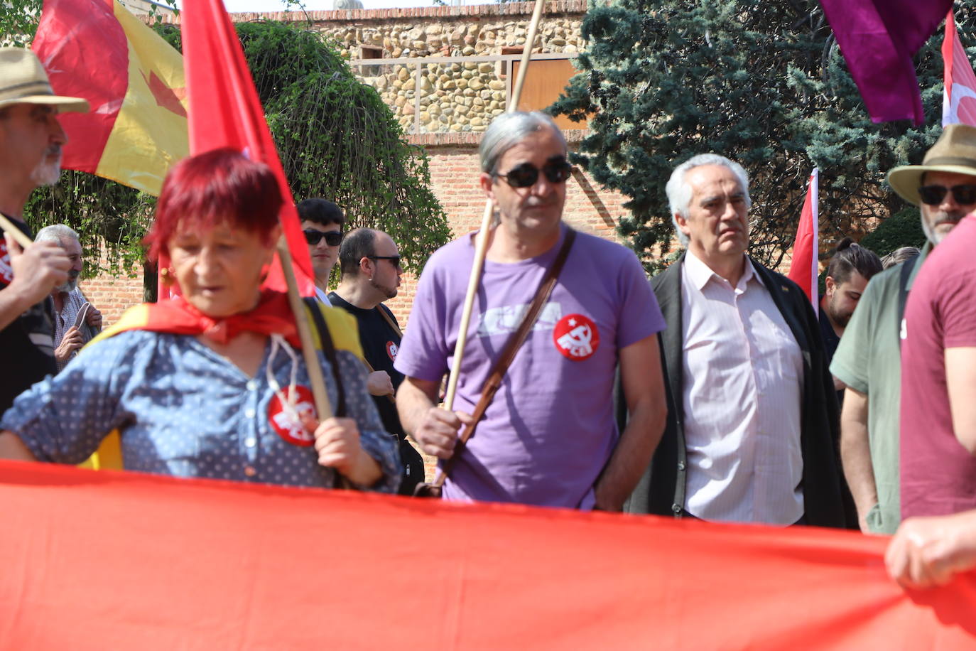 magen de la manifestación a favor de la república en León.