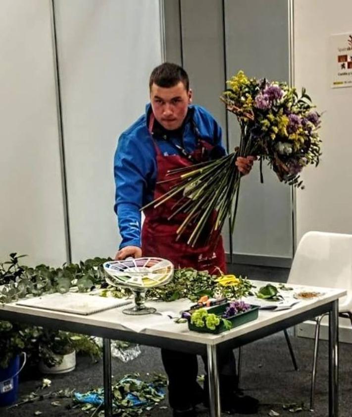 Imagen secundaria 2 - León se corona en floristería en el Campeonato Nacional de FP