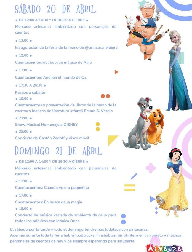 Actividades en la Feria del Cuento de Almanza